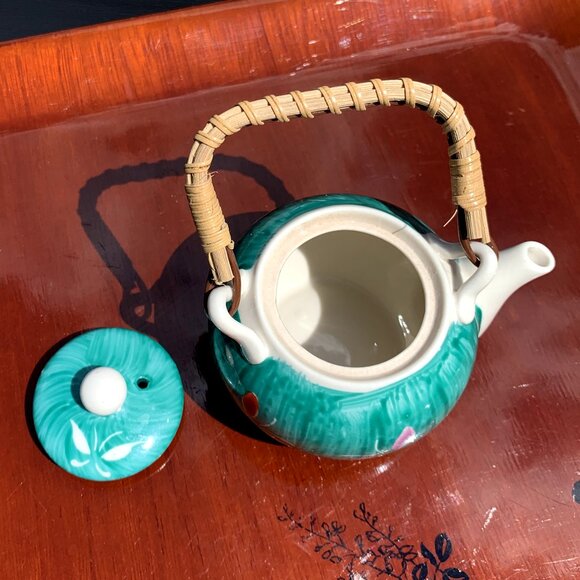 Vtg Japanese Kutani Ware Mini Sauce Saki Oil Tea Decanter - Picture 6 of 11